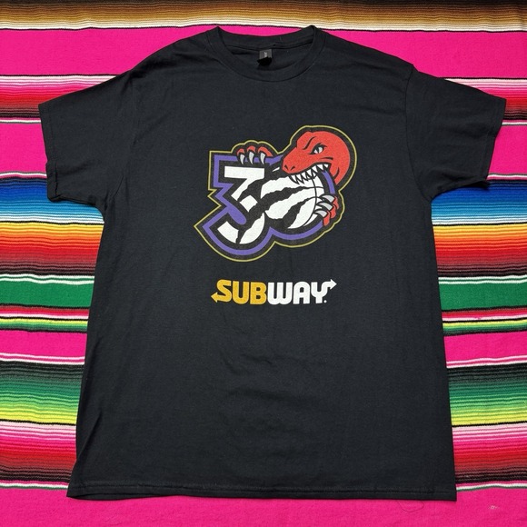Gildan Other - Toronto Raptors 30th Anniversary x Subway Collab T-Shirt Men L T-Shirt NBA